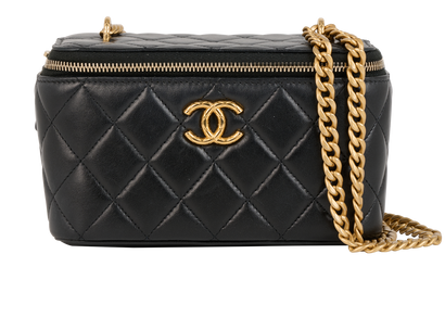 Coco Crush Vanity Case, &pound;2,200, Handbags, Black, Lambskin Leather, Front view